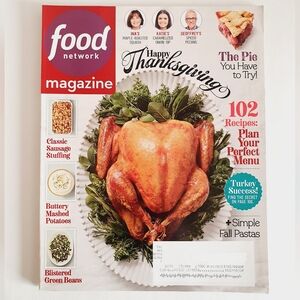 Food Network Magazine November, 2019 - Happy Thanksgiving - The Pie you Have to